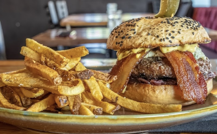 The Parish signature dishes Guedry's Gumbo
The Parish Burger
Drunken Angel